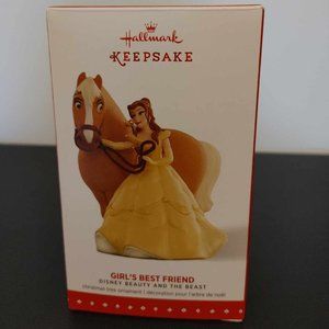 Hallmark Beauty and the Beast Belle Ornament - Girl's Best Friend - 2015 - NIB
